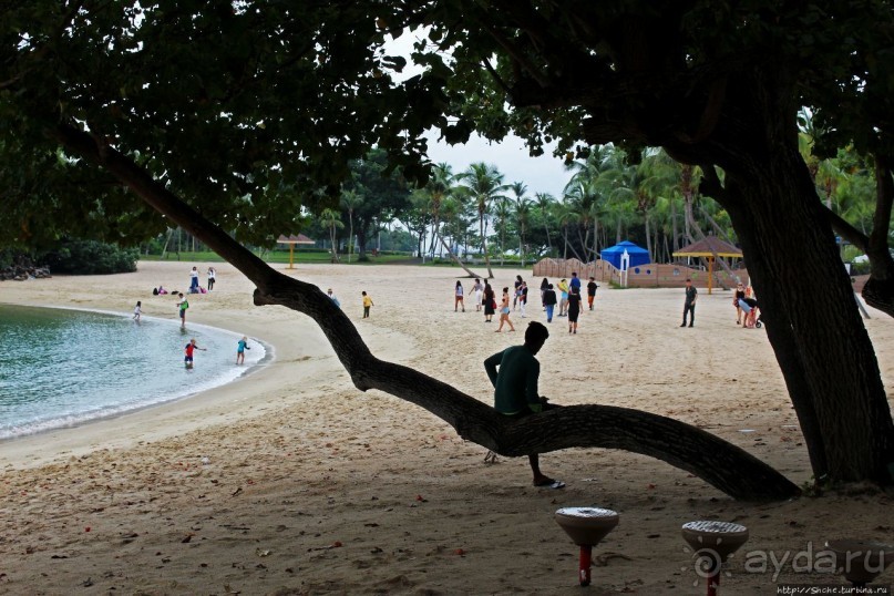 Лучшие пляжи Сентозы. Palawan Beach
