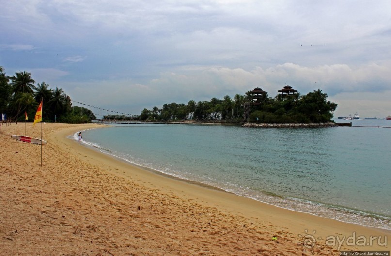 Лучшие пляжи Сентозы. Palawan Beach
