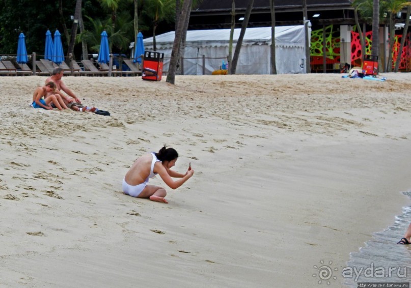 Лучшие пляжи Сентозы. Palawan Beach