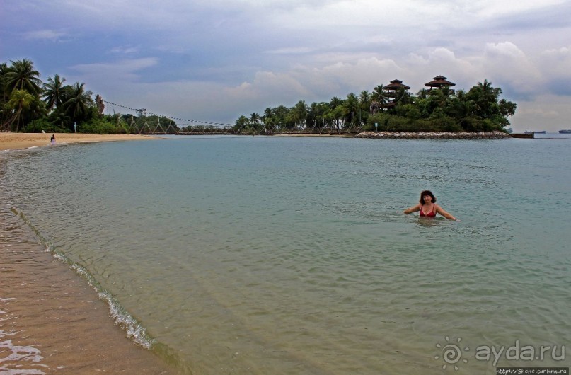 Лучшие пляжи Сентозы. Palawan Beach