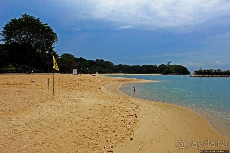 Лучшие пляжи Сентозы. Palawan Beach