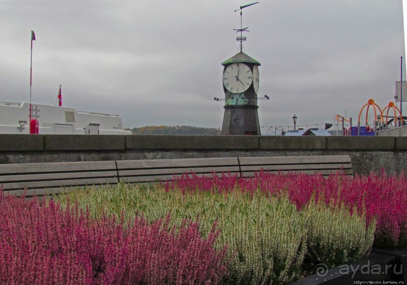 Променад вдоль берегов бухты Pipervika, элитный Aker Brygge