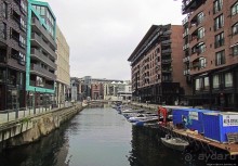 Променад вдоль берегов бухты Pipervika, элитный Aker Brygge