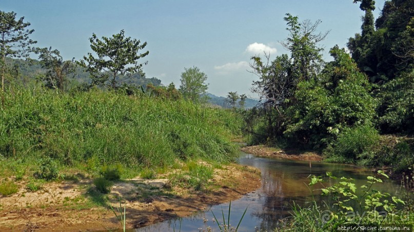 Горный аул в северо-западном Лаосе