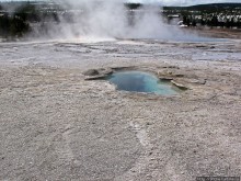 Альбом отзыва ""Живые" источники окраин Geyser Hill в Йеллоустонском Н.П."