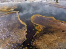 Альбом отзыва ""Живые" источники окраин Geyser Hill в Йеллоустонском Н.П."