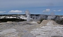 Альбом отзыва ""Живые" источники окраин Geyser Hill в Йеллоустонском Н.П."