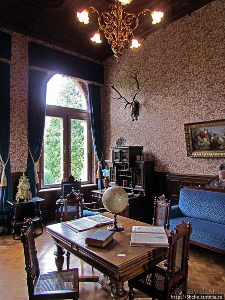 Интерьеры замка Драхенсбург. Роскошь и бытовой уют