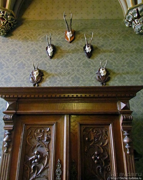 Интерьеры замка Драхенсбург. Роскошь и бытовой уют