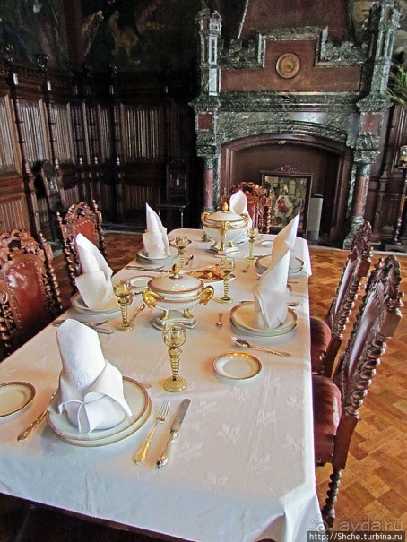 Интерьеры замка Драхенсбург. Роскошь и бытовой уют