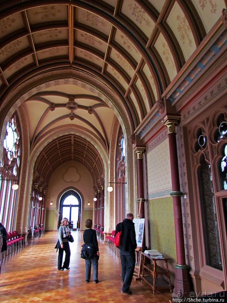 Интерьеры замка Драхенсбург. Роскошь и бытовой уют