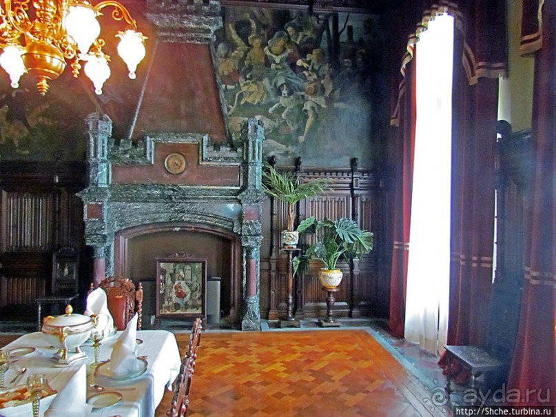 Интерьеры замка Драхенсбург. Роскошь и бытовой уют