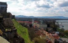 Монумент "Коронация святого Ишвана" с видами на Дунай