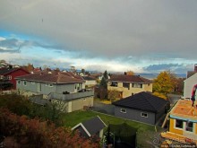 Обычный городок на берегу фьерда Trondheimfjerden