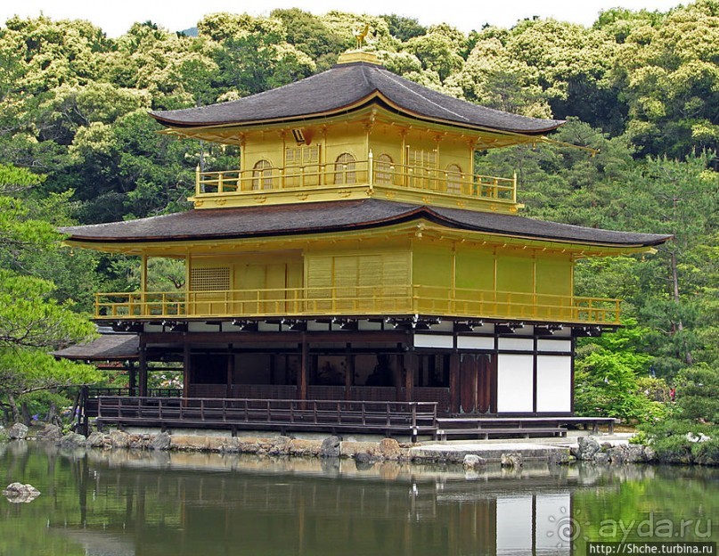 Альбом отзыва "Кинкаку-дзи (Золотой павильон) в Киото и зеркальный водоем"
