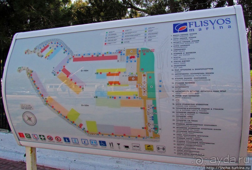 "Flisvos Marina" — крупнейшая парковка для частных яхт