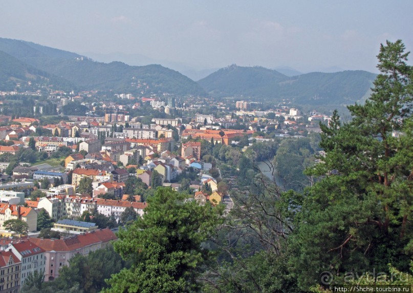 Шлоссберг, и весь Грац как на ладони