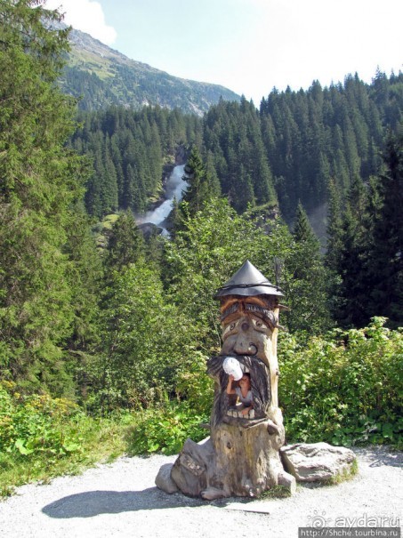 Деревушка Кримль - сюда едут смотреть водопад