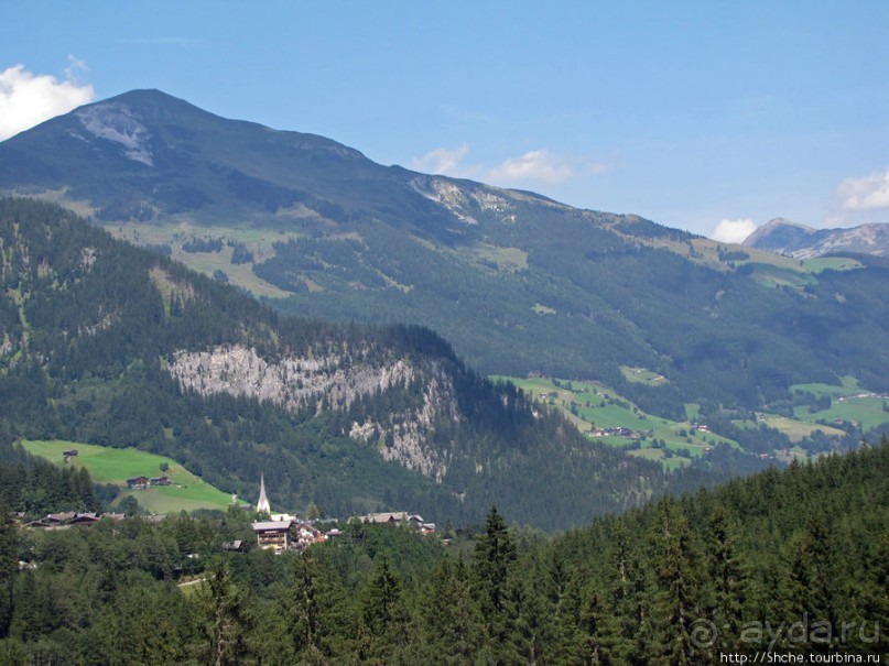 Деревушка Кримль - сюда едут смотреть водопад