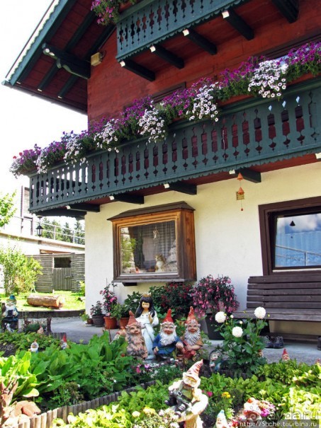 Деревушка Кримль - сюда едут смотреть водопад