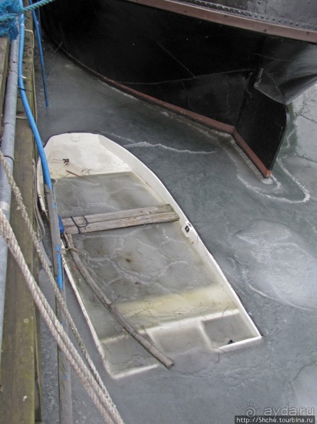 Замерзший канал Nyhavn — самое яркое место Копенгагена.