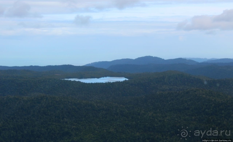 Ледник Фокса, смотрим с борта вертолета