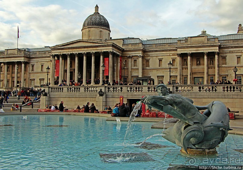 Фонтаны на Трафальгарской площади