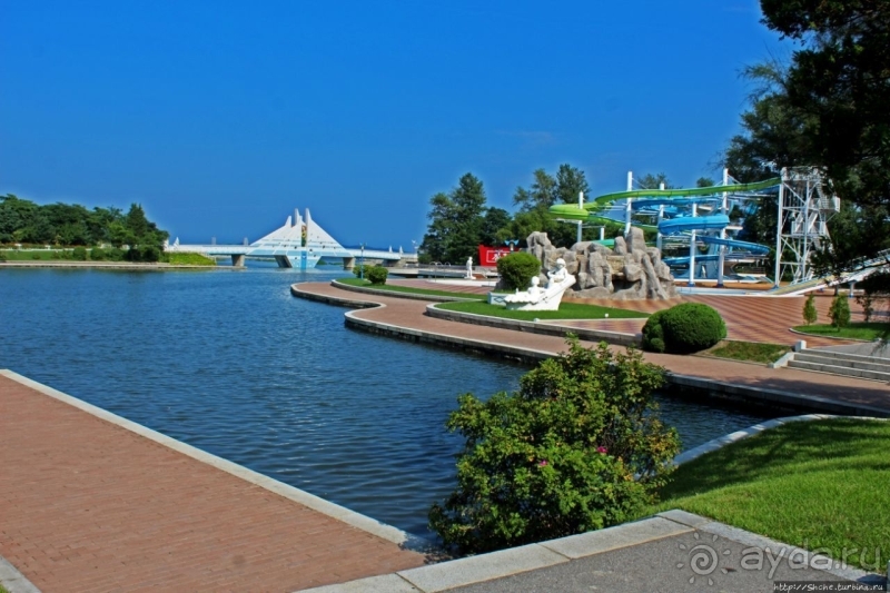 Предмет гордости КНДР — детский лагерь со своим океанариумом Азия → КНДР → Вонсан