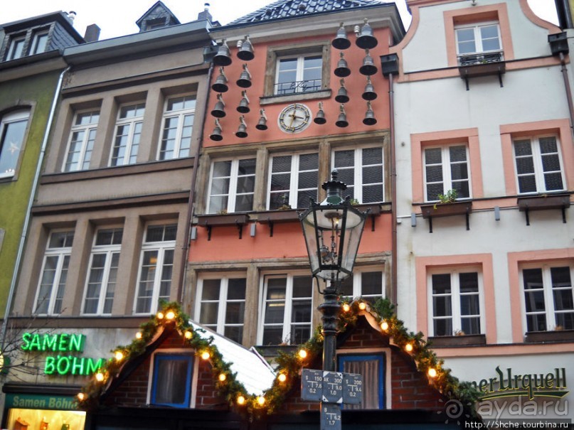 Центральные площади Дюссельдорфа - Бургплатц и Марктплатц