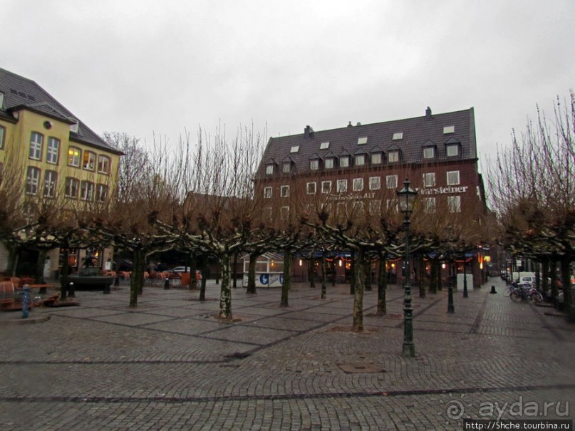 Центральные площади Дюссельдорфа - Бургплатц и Марктплатц