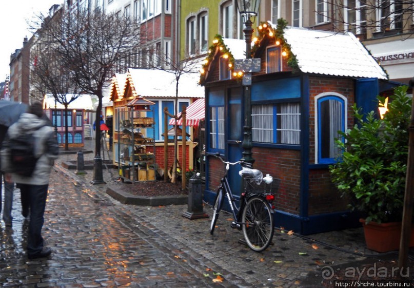 Центральные площади Дюссельдорфа - Бургплатц и Марктплатц