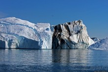 А-а, в Арктике айсберги такой вышины (а-а и такой ширины:))