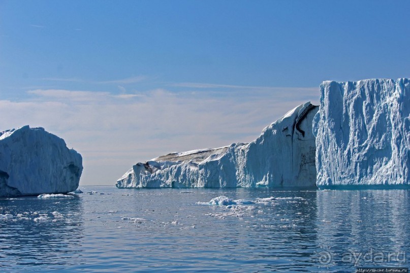 А-а, в Арктике айсберги такой вышины (а-а и такой ширины:))