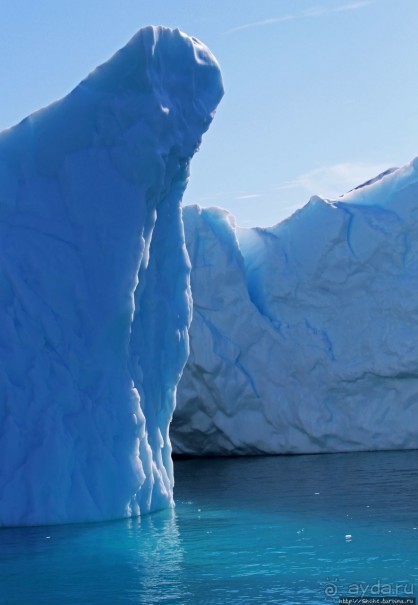 А-а, в Арктике айсберги такой вышины (а-а и такой ширины:))