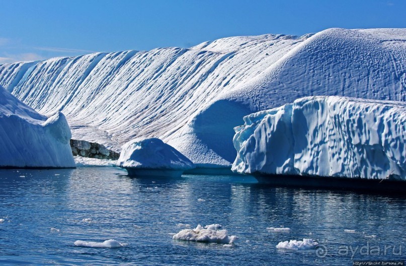 А-а, в Арктике айсберги такой вышины (а-а и такой ширины:))