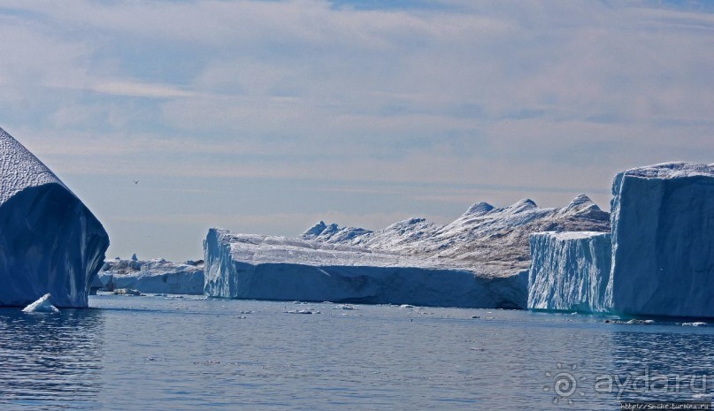 А-а, в Арктике айсберги такой вышины (а-а и такой ширины:))
