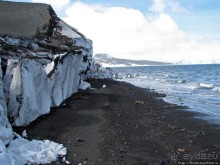 Deception Island — прогулка по кратеру в районе Telefon bay