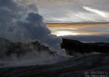 Гейзер "Old faithful" во всей красе в любое время суток