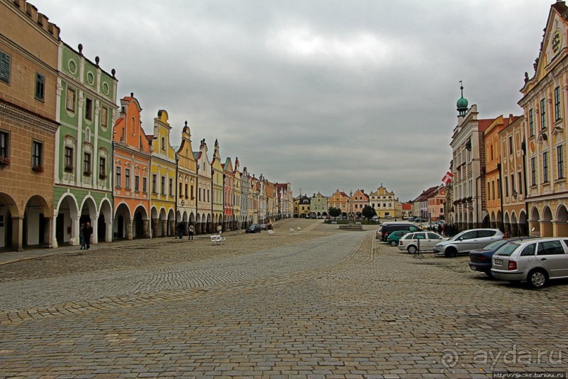 Тельч и площадь, претендующая на звание красивейшей в Чехии