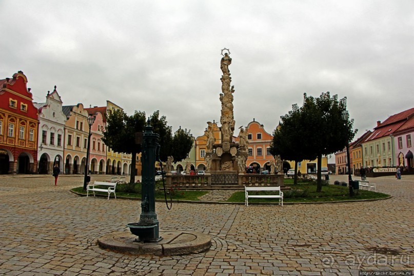 Тельч и площадь, претендующая на звание красивейшей в Чехии