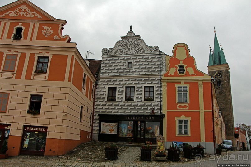 Тельч и площадь, претендующая на звание красивейшей в Чехии