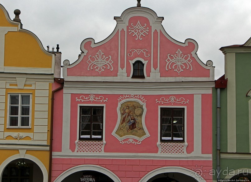 Тельч и площадь, претендующая на звание красивейшей в Чехии