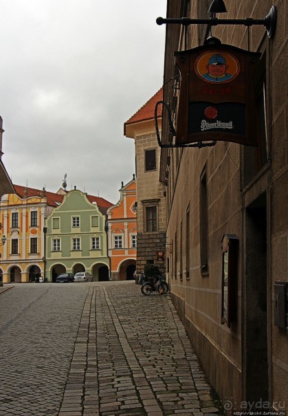 Тельч и площадь, претендующая на звание красивейшей в Чехии