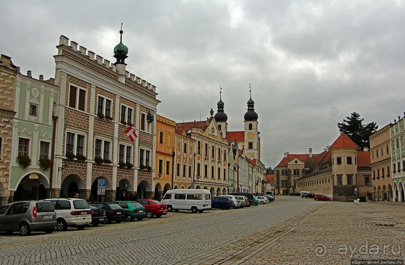 Тельч и площадь, претендующая на звание красивейшей в Чехии