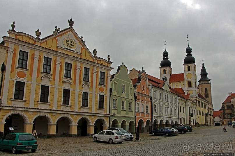Тельч и площадь, претендующая на звание красивейшей в Чехии
