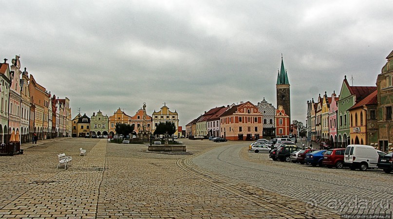 Тельч и площадь, претендующая на звание красивейшей в Чехии