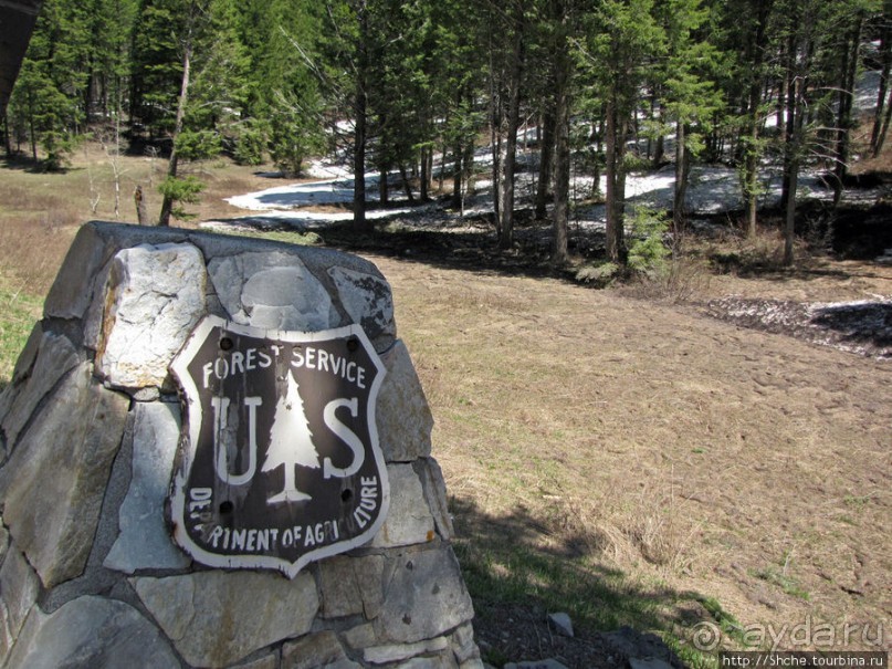 Проезжаем через Targhee National Forest по US 20