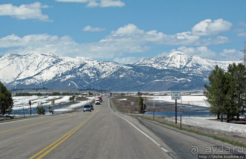 Проезжаем через Targhee National Forest по US 20