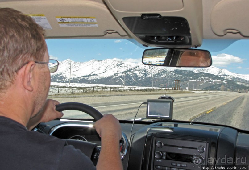Проезжаем через Targhee National Forest по US 20