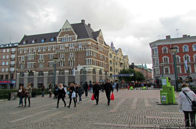 Пешеходная зона Мальме